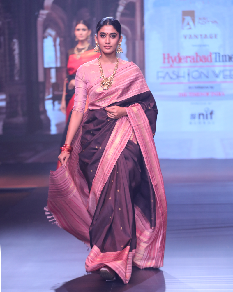 Coffee Brown Kanjivaram Saree