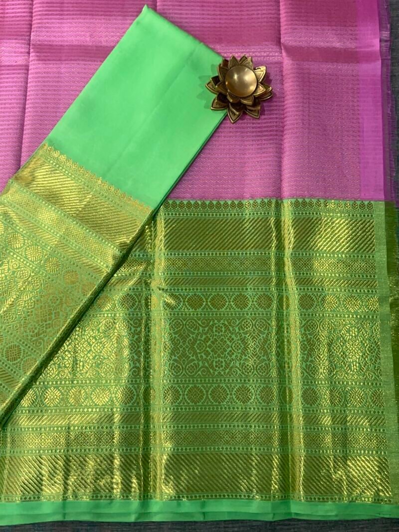 Pink Embellished Lehenga Material