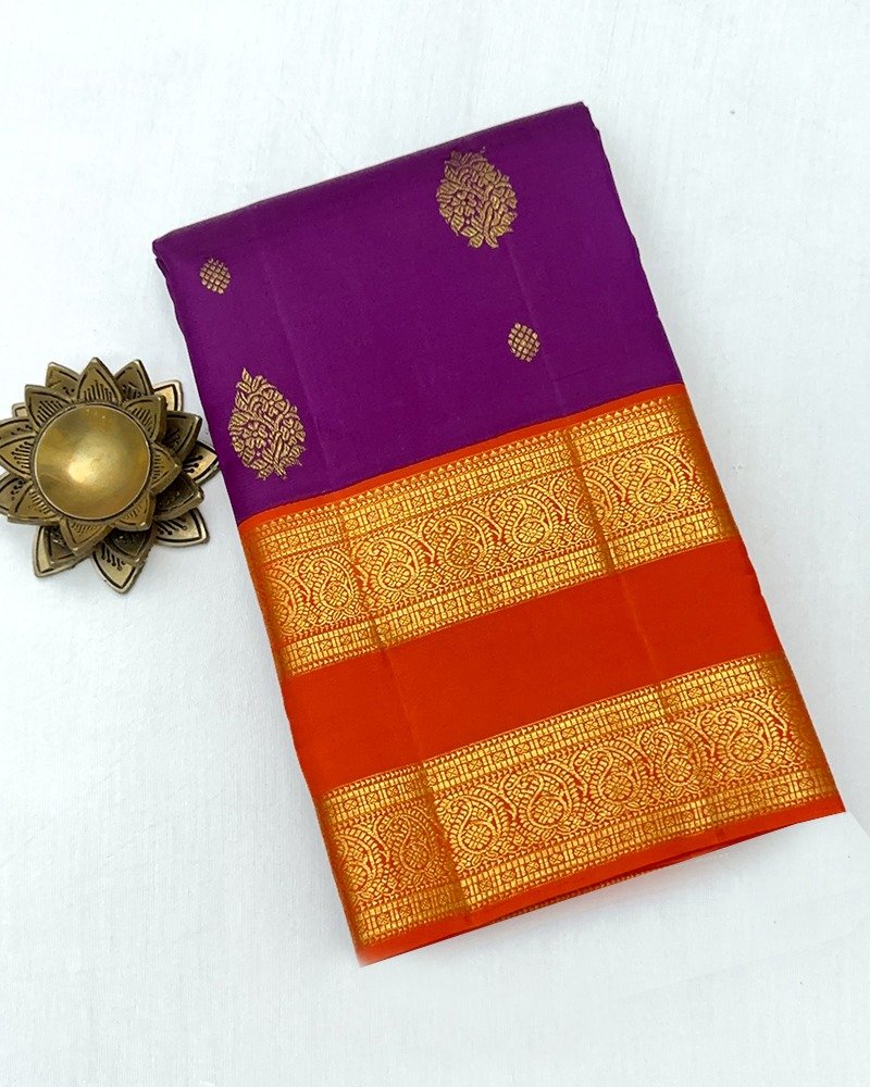 Purple Gold Kanchipattu